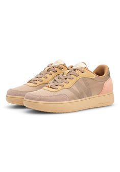 Woden flade sko Woden - Line sneak, blush multi - WL006