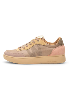 Woden flade sko Woden - Line sneak, blush multi - WL006
