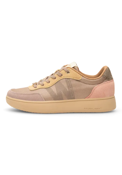 Woden flade sko Woden - Line sneak, blush multi - WL006