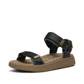 Woden sandaler lav hæl Woden - Line sandal, storm - WL926-857