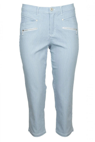 2B - Cayao bukser, blå/hvide 124092