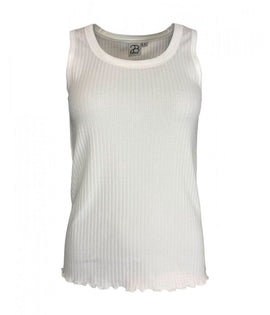2B t-shirts_toppe 2B - Evaline top, hvid