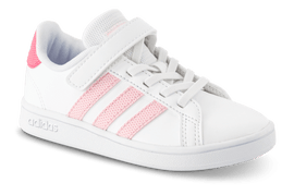 adidas sneakers Adidas - Grand Court børnesneakers, hvid/lyserød