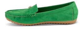 B&Co flade sko B&CO - Dame loafers, grøn - W1114D-101