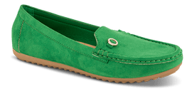 B&Co flade sko B&CO - Dame loafers, grøn - W1114D-101