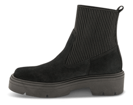 B&Co korte støvler B&CO - Damestølve, sort skind - 316-501-E6C