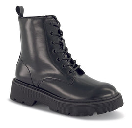 B&Co korte støvler B&CO - Damestøvle snøre, sort - 12921-Y21066