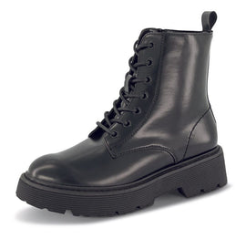 B&Co korte støvler B&CO - Damestøvle snøre, sort - 12921-Y21066