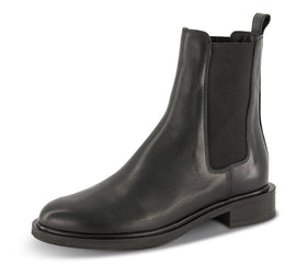 B&Co korte støvler B&CO - Damestøvle, sort skind - 2SIMON206