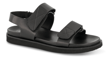 B&Co sandaler lav hæl B&CO - Damesandal skind, sort - PI-2963