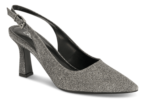 B&Co sko med hæl B&Co Sølv damesko med hæl 115981-1