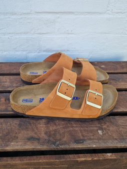 Birkenstock slip-in Birkenstock - Arizona sandal med to remme, Pecan - 1019042