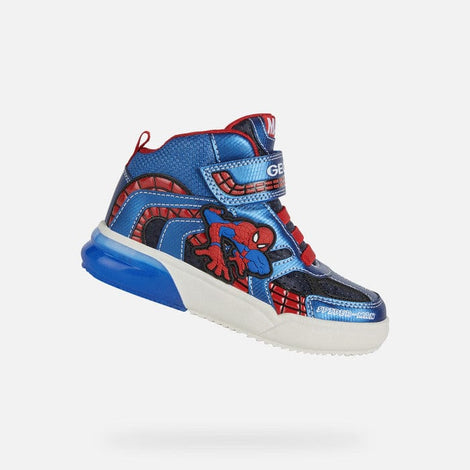 Geox sneakers Geox - Kort børnestøvle med spiderman, blå med lys - J269YC011CEC4226