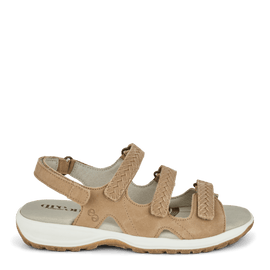 Green Comfort sandaler lav hæl Green Comfort - Camino damesandal, taupe - 421022Q24