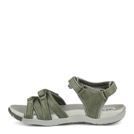 Green Comfort sandaler lav hæl Green Comfort - Corsica Gaia damesandal, olive - 421020Q30