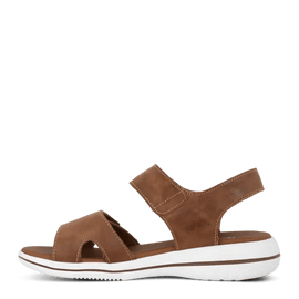Green Comfort sandaler lav hæl Green Comfort - Leaf damesandal, brun - 422004Q30