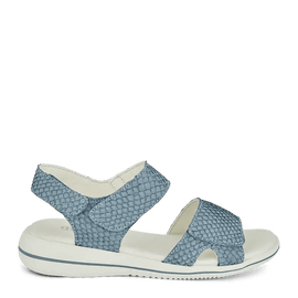 Green Comfort sandaler lav hæl Green Comfort - Leaf damesandal, denim blue - 422004Q48