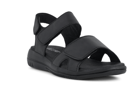 Green Comfort sandaler lav hæl Green Comfort - Leaf damesandal, sort - 422004Q30