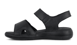 Green Comfort sandaler lav hæl Green Comfort - Leaf damesandal, sort - 422004Q30