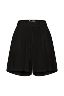 Ichi bukser_leggiens_shorts ICHI - Casual shorts i sort - 20111455
