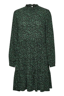 Kaffe kjoler_nederdele Kaffe - KASALLY kjole, grønt mønster - 10506908-103409