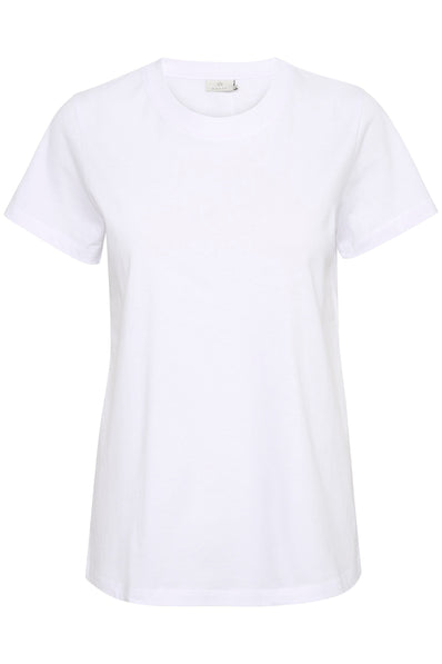 Kaffe t-shirts_toppe Kaffe - Kamarin t-shirt, hvid - 10506137-110601