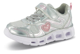 KOOL sneakers KOOL- Sneakers i sølv med lys - P18066