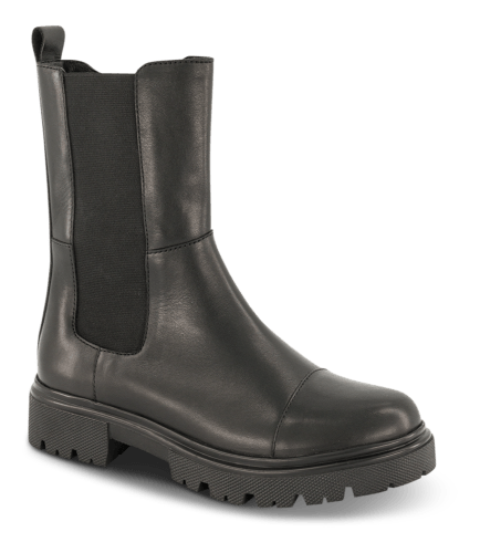 KOOL støvler KOOL - Børnestøvle, sort skind - 4151
