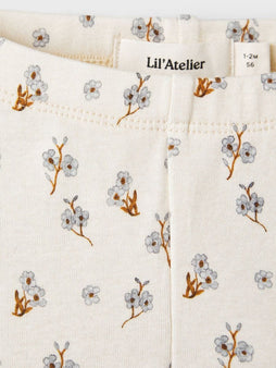 Lil' Atelier bukser_leggiens_shorts Lil' Atelier . Leggings, Turtledove - 13215263