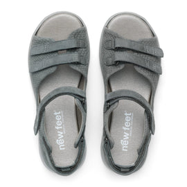 New Feet sandaler lav hæl New Feet - Damesandal, grøn - 201 - 36 - 1561