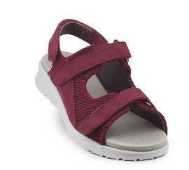 New Feet sandaler New Feet - Damesandal bordeaux - 201591722