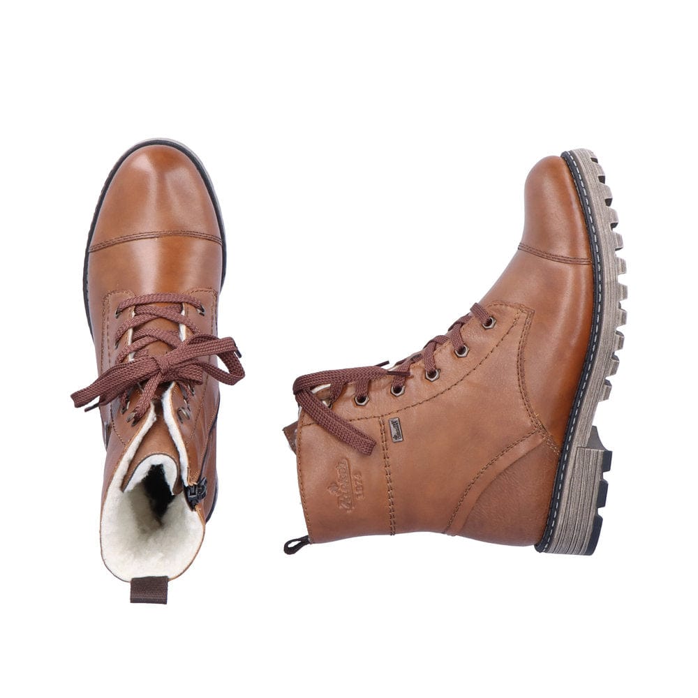 Rieker - Damestøvle med tex-membran, brun Y6700-22
