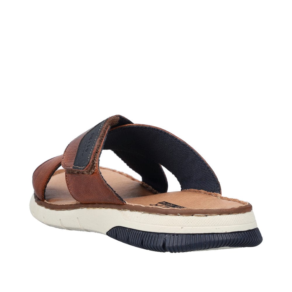 - Herre slip-in sandal, brun - 25283-23