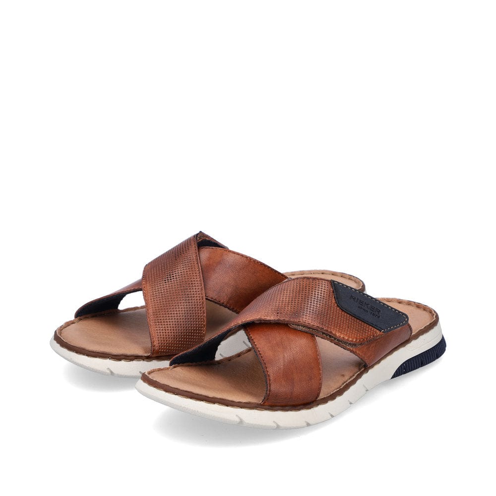 - Herre slip-in sandal, brun - 25283-23
