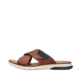 Rieker sandaler Rieker - Herre slip-in sandal, brun - 25283-23