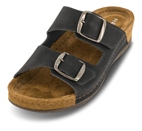 Rohde slip-in Rohde - Slip in sandal, sort - 5856