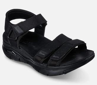 Skechers sandaler lav hæl Skechers - Damesandal Arch Fit, sort - 119305