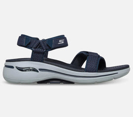 Skechers sandaler lav hæl Skechers - Damesandal GO WALK Arch Fit, navy - 140251