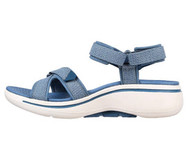 Skechers sandaler lav hæl Skechers - GOwalk Arch fit damesandal, blå -.140251