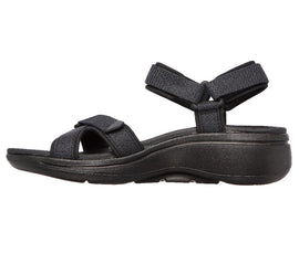 Skechers sandaler lav hæl Skechers - GOwalk Arch Fit damesandal, sort - 140251
