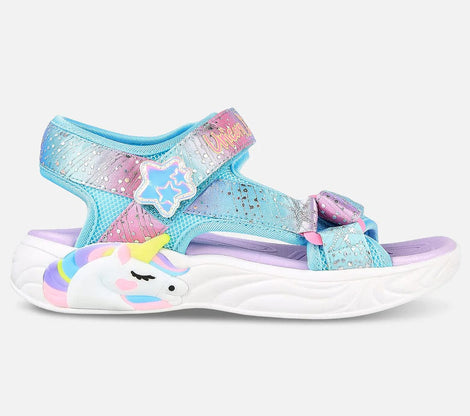 Skechers sandaler Skechers - Unicorn børnesandal med lys - 302682L