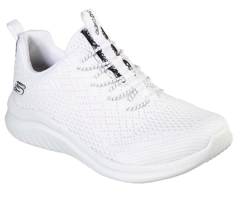 Skechers - Flex 2.0 damesneakers, hvid - 13350