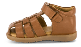 Skofus sandaler Skofus - Børnesandal med lukket tå, brun - 1266