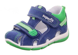 Superfit sandaler Superfit - FREDDY Børnesandal blå/grøn - 0-600140