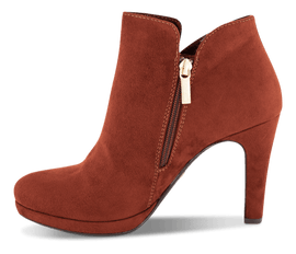 Tamaris korte støvler Tamaris - Kort højhælede støvle, brun - 1-1-25316-25