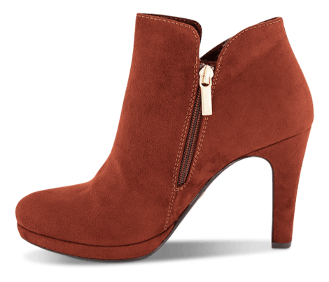 Tamaris - Kort højhælede støvle, - 1-1-25316-25