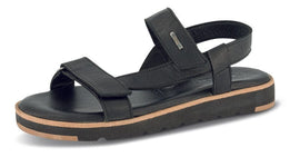 Tamaris sandaler lav hæl Tamaris - Sandal sort skind - 1-1-28167-36