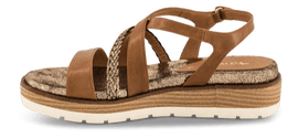 Tamaris sko med hæl Tamaris - Damesandal, brun - 1-1-28255-28