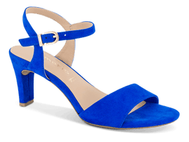 Tamaris sko med hæl Tamaris- Damesandal med hæl, blå - 1-1-28028-20