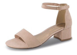 Tamaris sko med hæl Tamaris - Damesandal på hæl, beige - 1-1-28201-28
